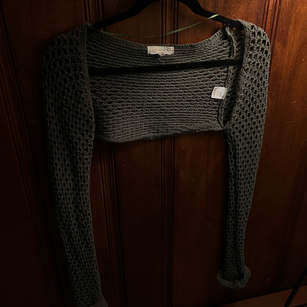 Forest Green Shruggie from Pacsun